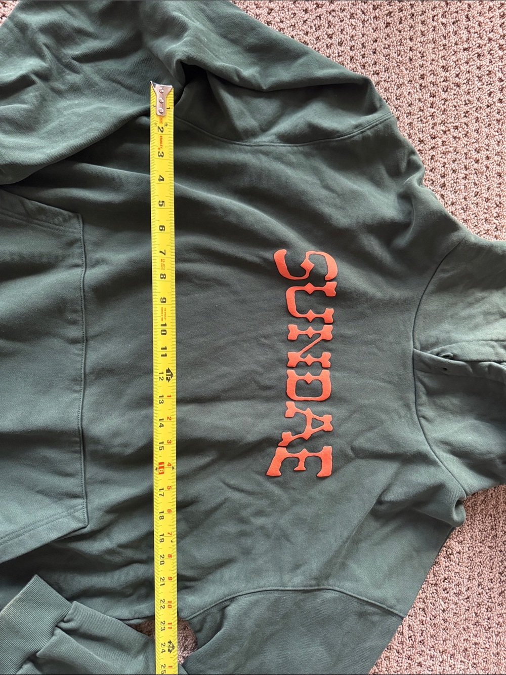 Sundae School Forest Green Rodeo Hoodie! 💮 - Picture 8 of 10